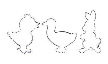 Cookie Cutter Set - Bunny, Duck and Chick